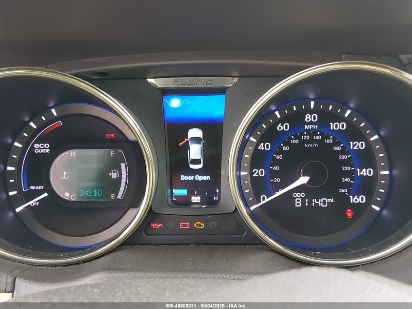 2012 Hyundai Sonata VIN KMHEC4A41CA027885 IAAI salvage auction — NORMAL WEAR, Clear (Florida), sold $425 on 2026-08-28 (photo 7)