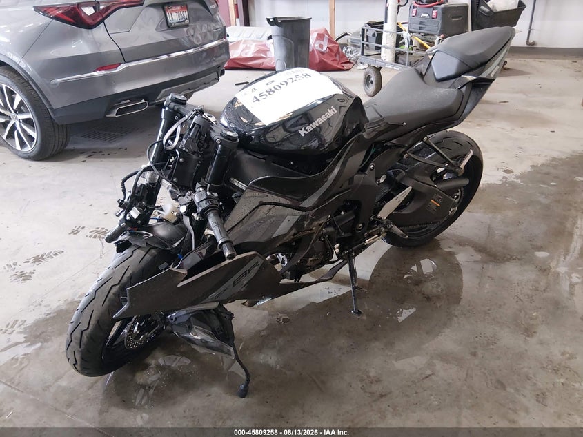 2026 Kawasaki VIN JKBZXJJ13TA045826 IAAI salvage auction — FRONT END, Wait Title, sold $2,100 on 2026-10-01 (photo 2)