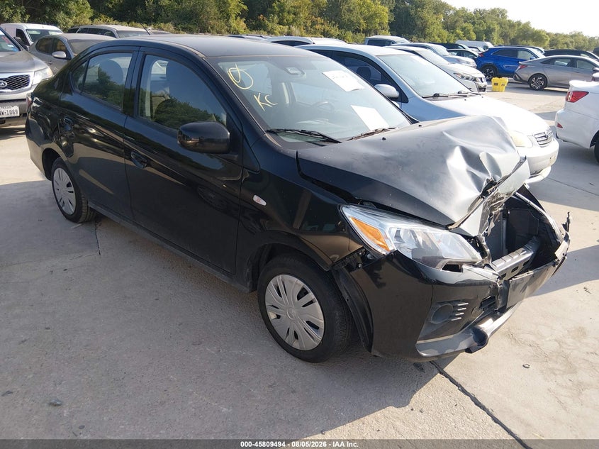 2024 Mitsubishi Mirage VIN ML32FUFJ3RHF01211 IAAI salvage auction — NORMAL WEAR, Original (Texas), sold $2,250 on 2026-08-25 (photo 1)