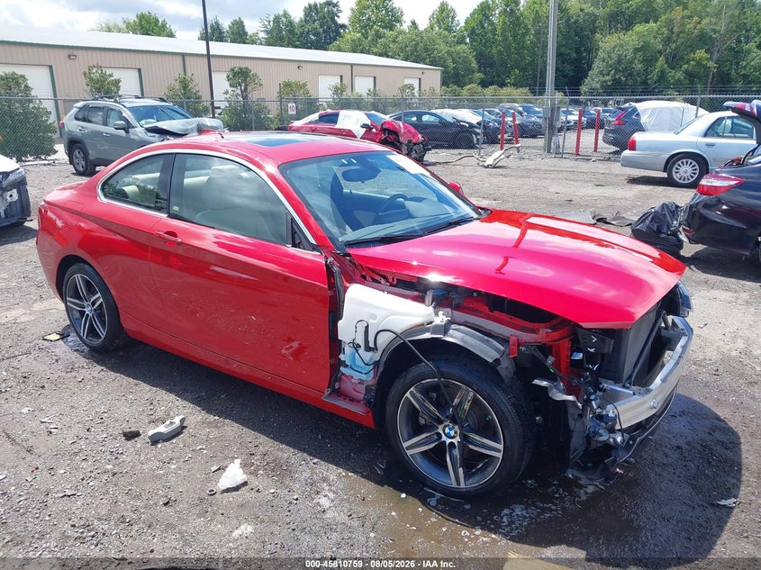 2017 BMW 2er VIN WBA2F9C36HV984168 IAAI salvage auction — FRONT END, Salvage Title, sold $4,500 on 2026-08-17 (photo 1)