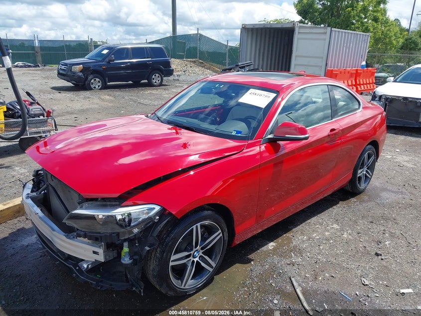 2017 BMW 2er VIN WBA2F9C36HV984168 IAAI salvage auction — FRONT END, Salvage Title, sold $4,500 on 2026-08-17 (photo 2)
