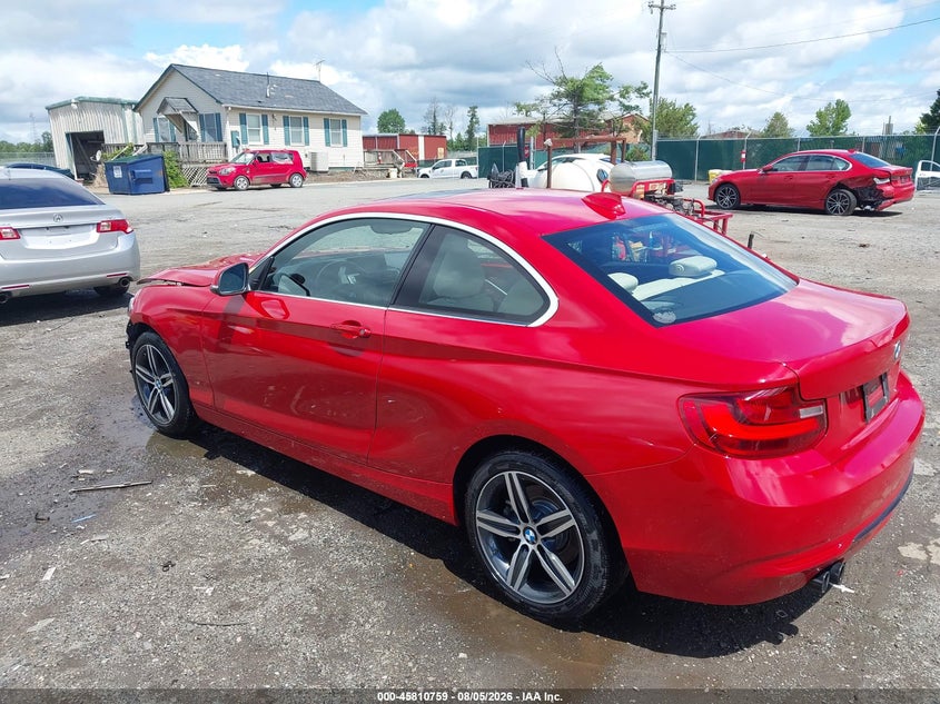 2017 BMW 2er VIN WBA2F9C36HV984168 IAAI salvage auction — FRONT END, Salvage Title, sold $4,500 on 2026-08-17 (photo 3)