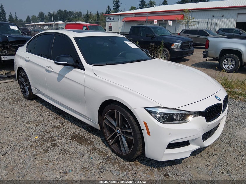 2018 BMW 3 series VIN WBA8B7C51JA411896 — IAAI salvage auction photo