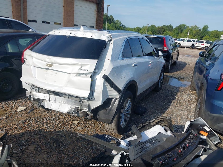 2025 Cadillac Xt4 VIN 1GYFZCR42SF113854 IAAI salvage auction — REAR END, Salvage (North Carolina), sold $8,800 on 2026-08-27 (photo 4)