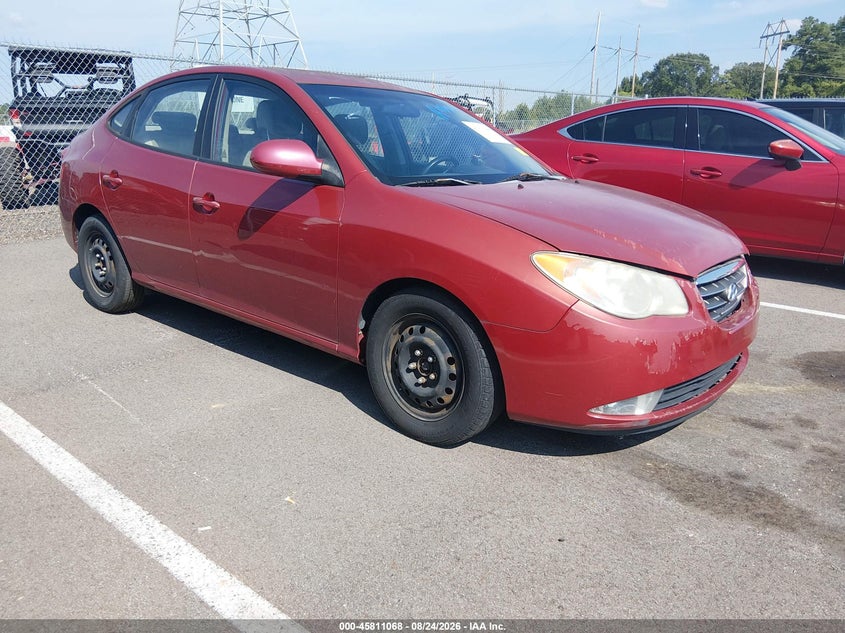 2009 Hyundai Elantra VIN KMHDU46D89U607210 IAAI salvage auction — RIGHT SIDE, Clear (Tennessee), sold $25 on 2026-09-10 (photo 1)