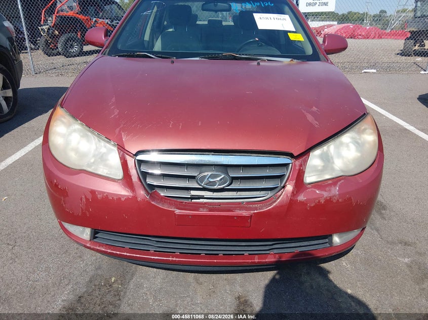 2009 Hyundai Elantra VIN KMHDU46D89U607210 IAAI salvage auction — RIGHT SIDE, Clear (Tennessee), sold $25 on 2026-09-10 (photo 6)