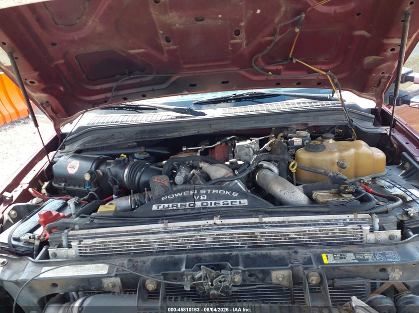 2008 Ford F-550 super duty VIN 1FTWX33R78EC24558 IAAI salvage auction — FRONT END, Clear (Illinois), sold $8,000 on 2026-08-20 (photo 9)