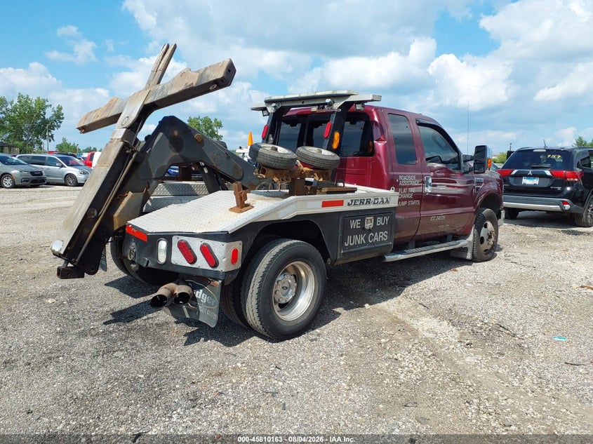 2008 Ford F-550 super duty VIN 1FTWX33R78EC24558 IAAI salvage auction — FRONT END, Clear (Illinois), sold $8,000 on 2026-08-20 (photo 4)