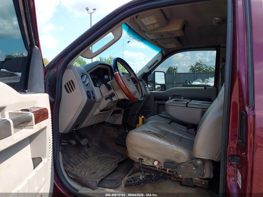 2008 Ford F-550 super duty VIN 1FTWX33R78EC24558 IAAI salvage auction — FRONT END, Clear (Illinois), sold $8,000 on 2026-08-20 (photo 7)