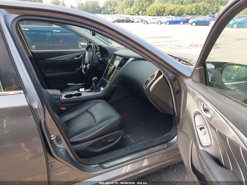 2014 Infiniti Q50 VIN JN1BV7AR5EM683896 IAAI salvage auction — REAR END, Wait Title, sold $1,500 on 2026-08-26 (photo 5)