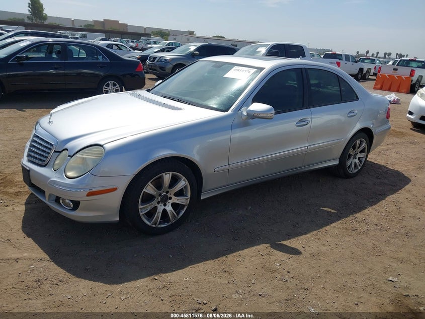2009 Mercedes-benz E-klasse VIN WDBUF87X19B386459 IAAI salvage auction — RIGHT FRONT, Salvage (California), sold $750 on 2026-08-17 (photo 2)
