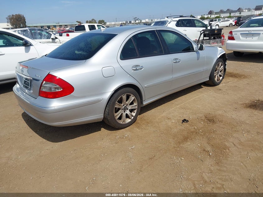 2009 Mercedes-benz E-klasse VIN WDBUF87X19B386459 IAAI salvage auction — RIGHT FRONT, Salvage (California), sold $750 on 2026-08-17 (photo 4)