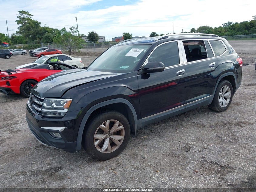 2018 Volkswagen Atlas VIN 1V2CP2CA8JC597177 IAAI salvage auction — RIGHT FRONT, Rebuildable (Florida), sold $2,650 on 2026-08-20 (photo 2)