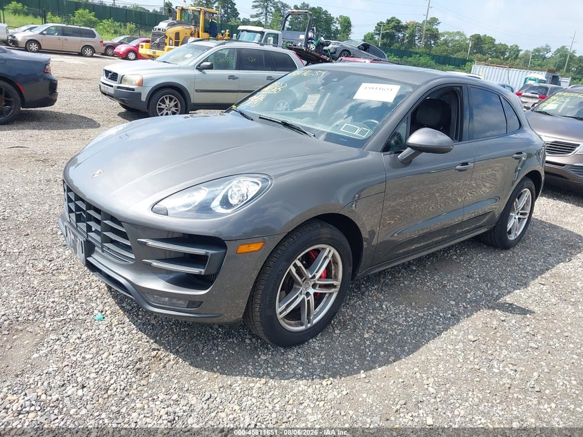 2016 Porsche Macan VIN WP1AF2A55GLB93696 IAAI salvage auction — FRONT END, Wait Title, sold $6,700 on 2026-08-18 (photo 2)