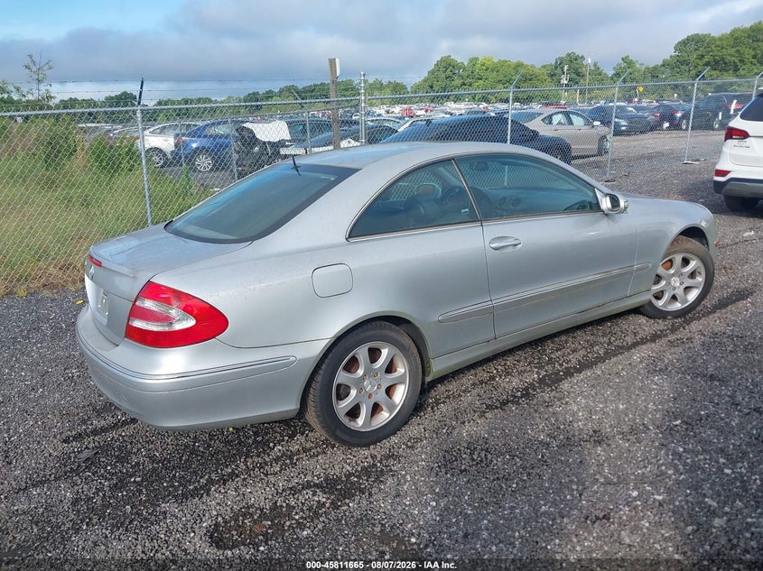 2004 Mercedes-benz Clk-class VIN WDBTJ65J54F113622 IAAI salvage auction — NORMAL WEAR, Clear (South Carolina), sold $350 on 2026-08-18 (photo 4)