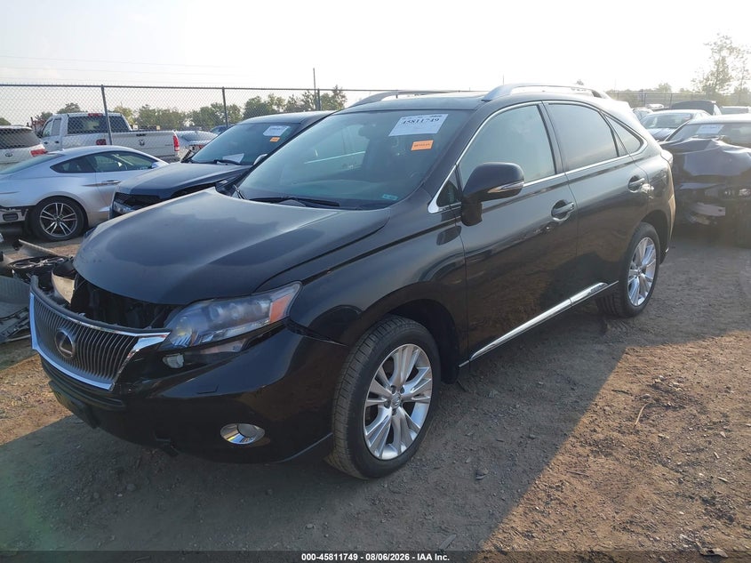 2011 Lexus Rx VIN JTJBC1BA6B2418871 IAAI salvage auction — FRONT END, Salvage (Ohio), sold $3,800 on 2026-08-29 (photo 2)
