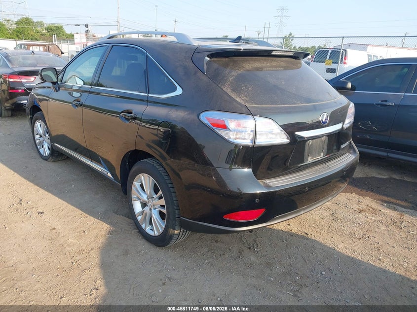 2011 Lexus Rx VIN JTJBC1BA6B2418871 IAAI salvage auction — FRONT END, Salvage (Ohio), sold $3,800 on 2026-08-29 (photo 3)