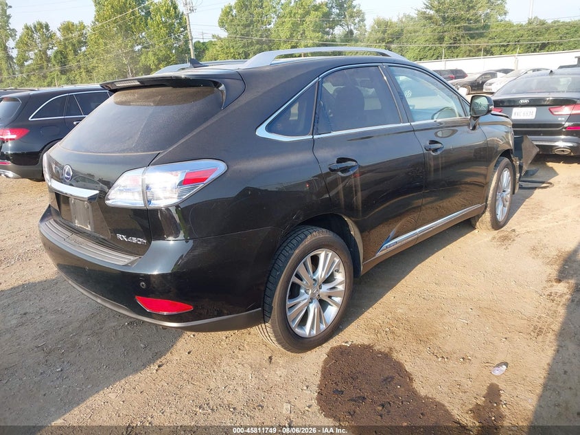 2011 Lexus Rx VIN JTJBC1BA6B2418871 IAAI salvage auction — FRONT END, Salvage (Ohio), sold $3,800 on 2026-08-29 (photo 4)