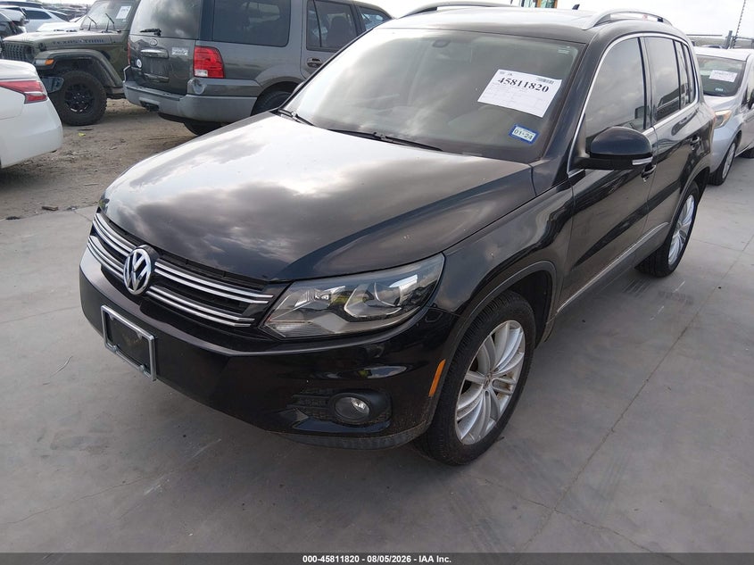 2016 Volkswagen Tiguan VIN WVGBV7AX7GW554489 IAAI salvage auction — NORMAL WEAR, Original (Texas), sold $525 on 2026-08-18 (photo 2)