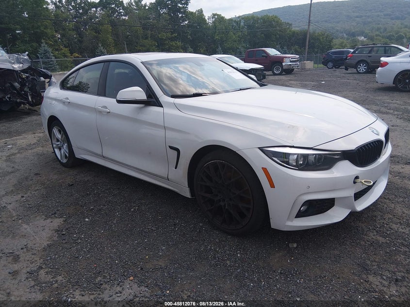 2018 BMW 4 series VIN WBA4J3C55JBL04063 IAAI salvage auction — NORMAL WEAR, Clear (New Jersey), sold $1,900 on 2026-08-20 (photo 1)