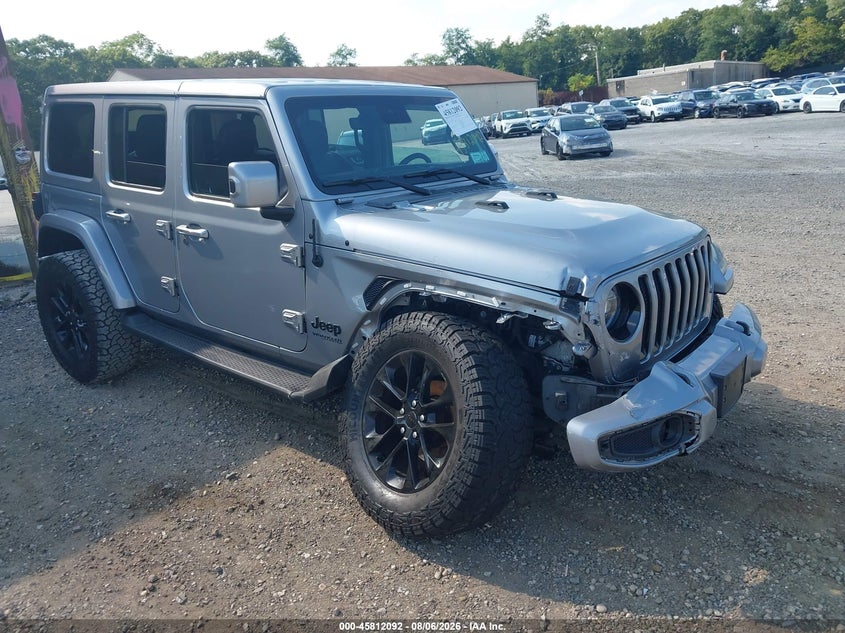 2021 Jeep Wrangler / VIN 1C4HJXEN1MW627323 — IAAI salvage auction photo