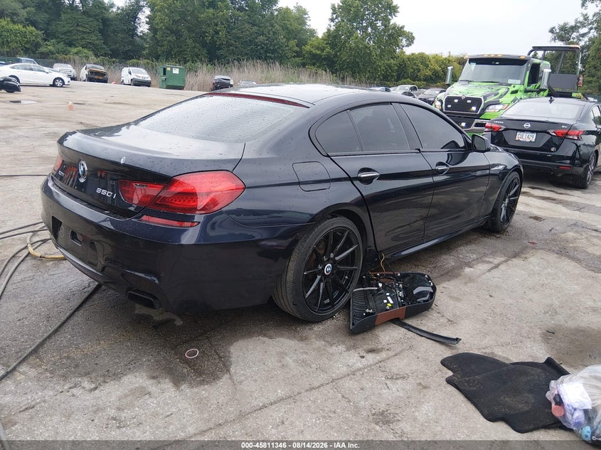 2014 BMW 6er VIN WBA6B4C55ED099138 IAAI salvage auction — FRONT END, Wait Title, sold $2,950 on 2026-09-11 (photo 4)