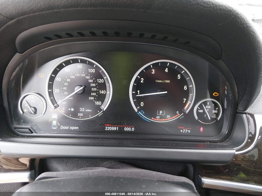 2014 BMW 6er VIN WBA6B4C55ED099138 IAAI salvage auction — FRONT END, Wait Title, sold $2,950 on 2026-09-11 (photo 7)