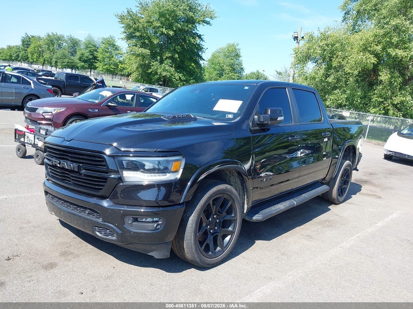 2022 Ram 1500 VIN 1C6SRFJT7NN285906 IAAI salvage auction — RIGHT FRONT, Salvage Title, sold $11,700 on 2026-09-13 (photo 2)