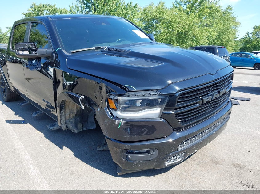 2022 Ram 1500 VIN 1C6SRFJT7NN285906 IAAI salvage auction — RIGHT FRONT, Salvage Title, sold $11,700 on 2026-09-13 (photo 6)