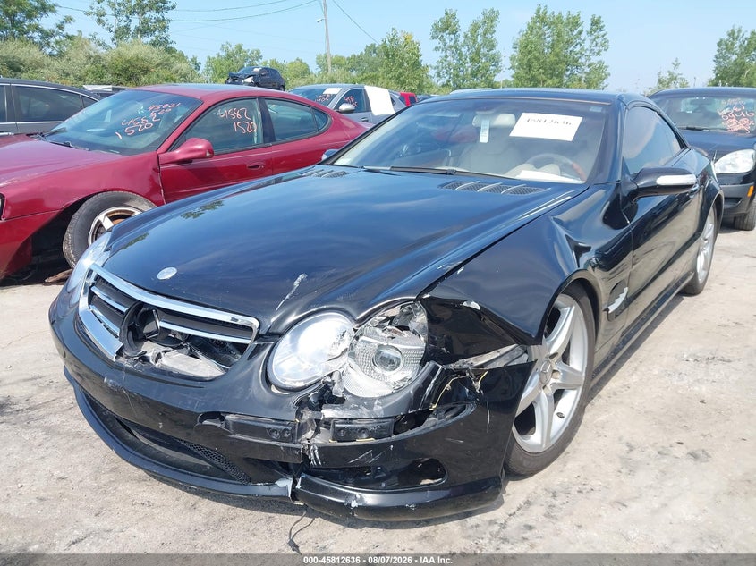 2004 Mercedes-benz Sl-class VIN WDBSK75F54F066151 IAAI salvage auction — FRONT END, Salvage (Ohio), sold $2,050 on 2026-08-20 (photo 6)