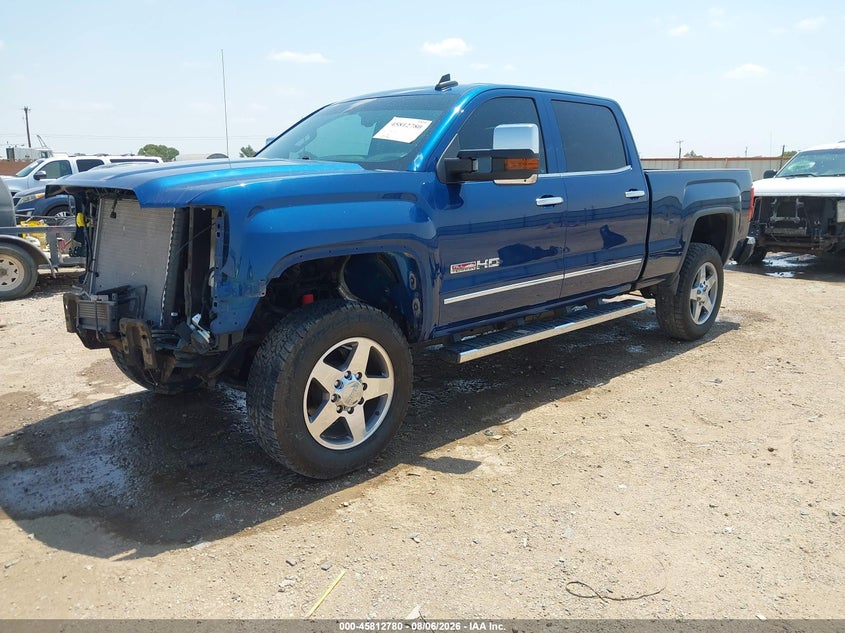 2016 GMC Sierra VIN 1GT12TEG1GF277060 IAAI salvage auction — Front End, Clear, sold $12,200 on 2026-10-19 (photo 2)