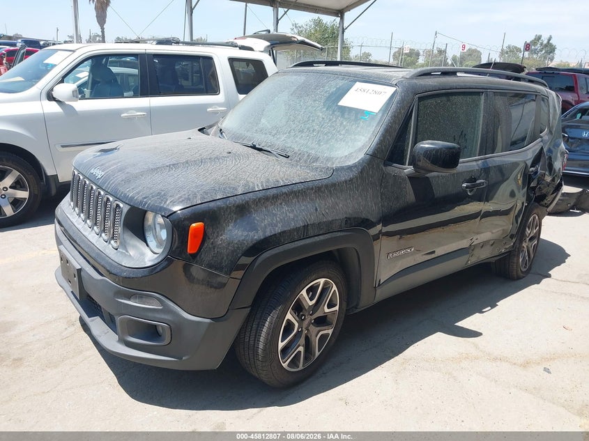 2016 Jeep Renegade VIN ZACCJABT5GPE03449 IAAI salvage auction — REAR END, Wait Title, sold $925 on 2026-08-17 (photo 2)