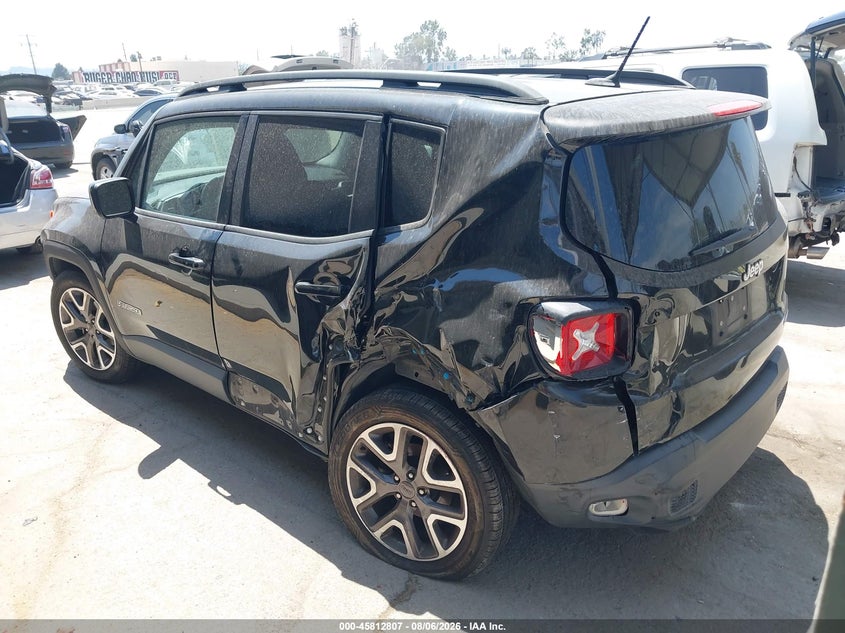 2016 Jeep Renegade VIN ZACCJABT5GPE03449 IAAI salvage auction — REAR END, Wait Title, sold $925 on 2026-08-17 (photo 3)