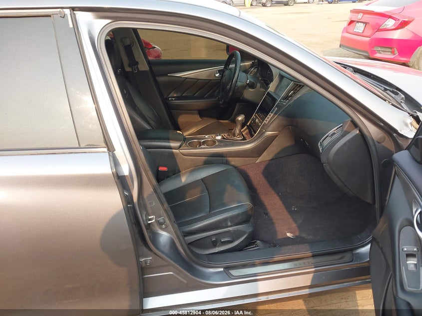 2014 Infiniti Q50 VIN JN1BV7AR2EM697979 IAAI salvage auction — RIGHT SIDE, Bill Of Sale (Washington), sold $25 on 2026-08-20 (photo 5)