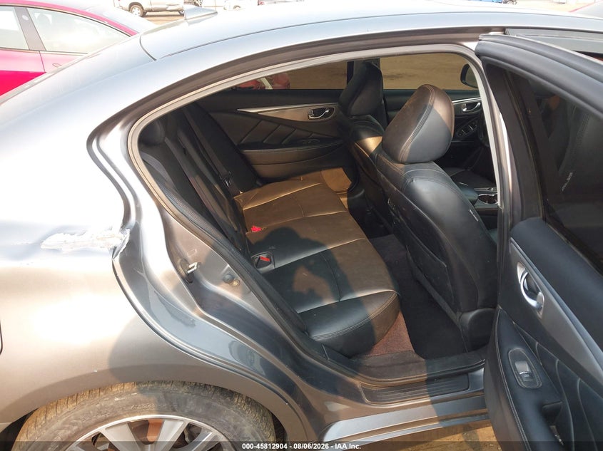 2014 Infiniti Q50 VIN JN1BV7AR2EM697979 IAAI salvage auction — RIGHT SIDE, Bill Of Sale (Washington), sold $25 on 2026-08-20 (photo 8)
