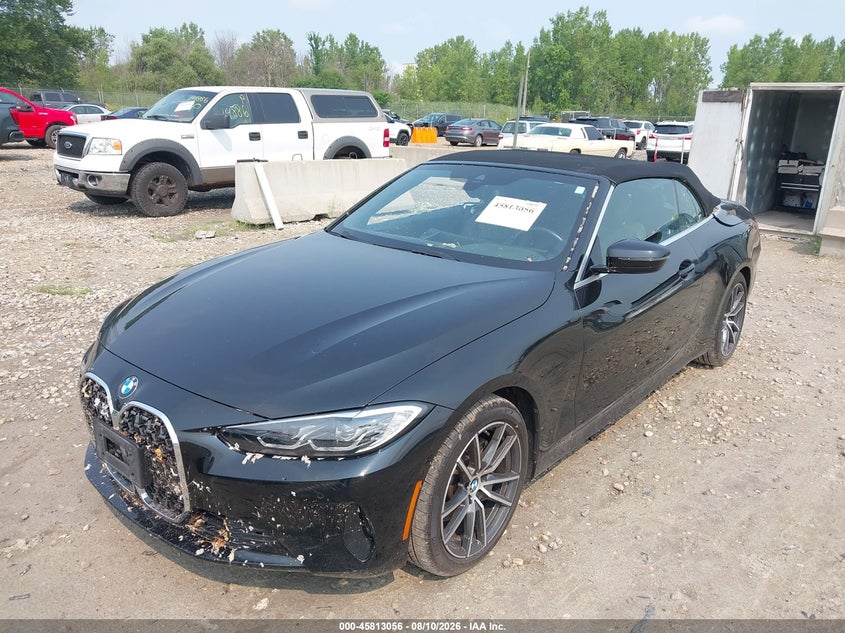 2024 BMW 4er VIN WBA43AT06RCN59698 IAAI salvage auction — STORM DAMAGE, Junk Bill Of Sale Mv2459 (Wisconsin), sold $7,100 on 2026-08-22 (photo 2)