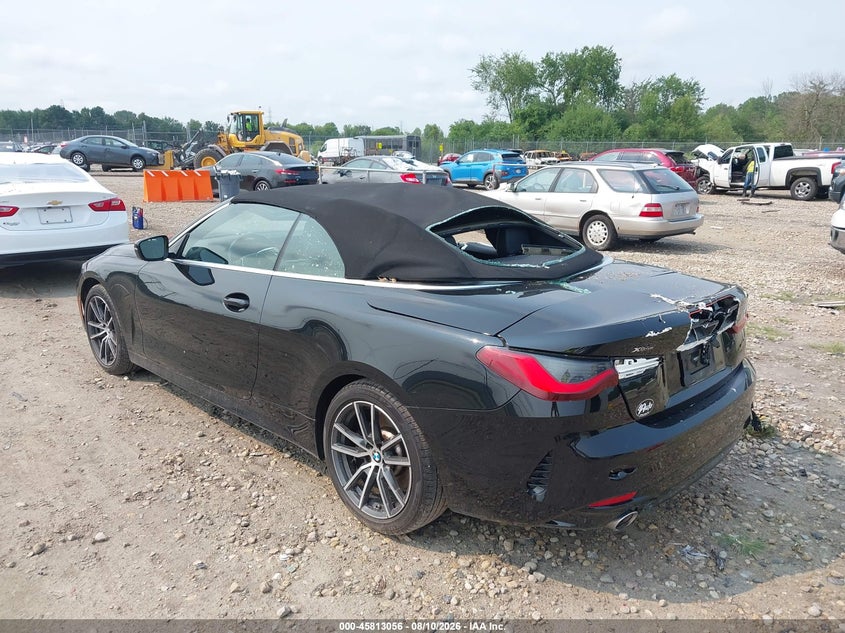 2024 BMW 4er VIN WBA43AT06RCN59698 IAAI salvage auction — STORM DAMAGE, Junk Bill Of Sale Mv2459 (Wisconsin), sold $7,100 on 2026-08-22 (photo 3)