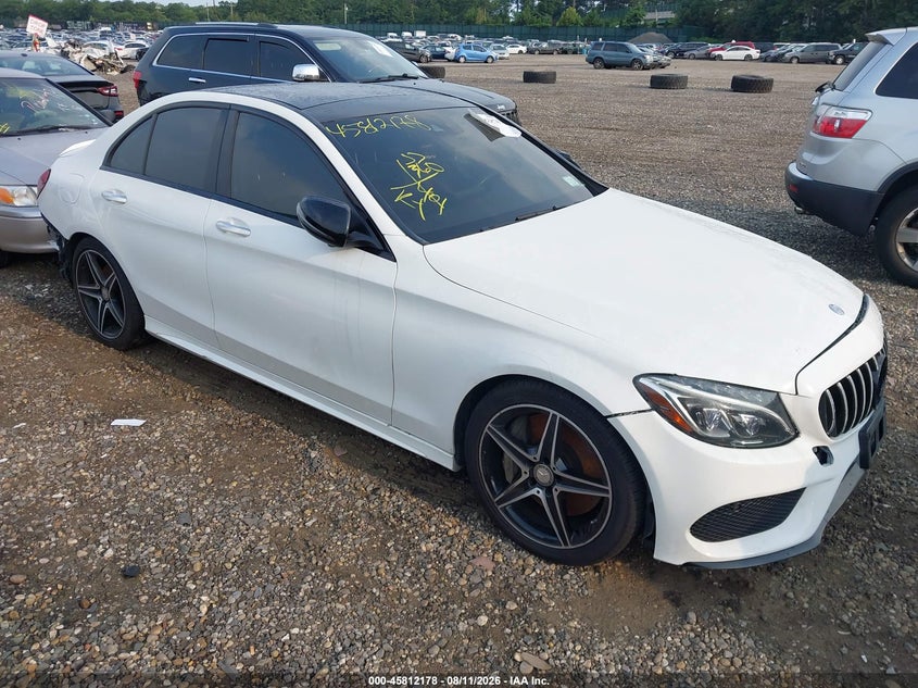 2016 Mercedes-benz C-klasse amg VIN 55SWF6EB3GU110105 — IAAI salvage auction photo