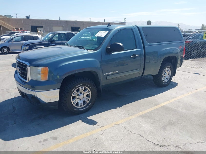 2008 Gmc Sierra 1500 VIN 1GTEK14J38Z206459 IAAI salvage auction — REAR END, Salvage (California), sold $7,800 on 2026-08-21 (photo 2)
