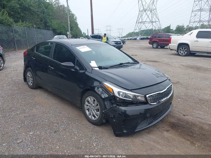 2017 Kia Forte VIN 3KPFL4A73HE111990 IAAI salvage auction — NORMAL WEAR, Clear (Pennsylvania), sold $875 on 2026-08-20 (photo 1)