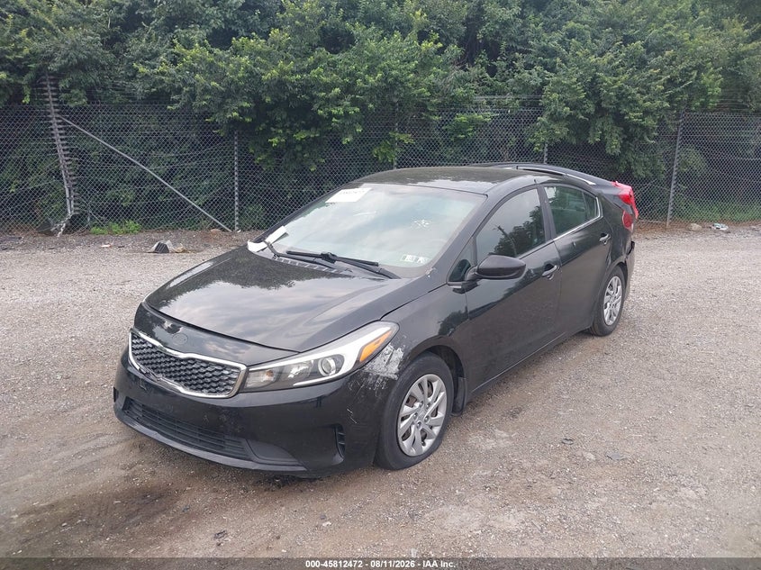 2017 Kia Forte VIN 3KPFL4A73HE111990 IAAI salvage auction — NORMAL WEAR, Clear (Pennsylvania), sold $875 on 2026-08-20 (photo 2)