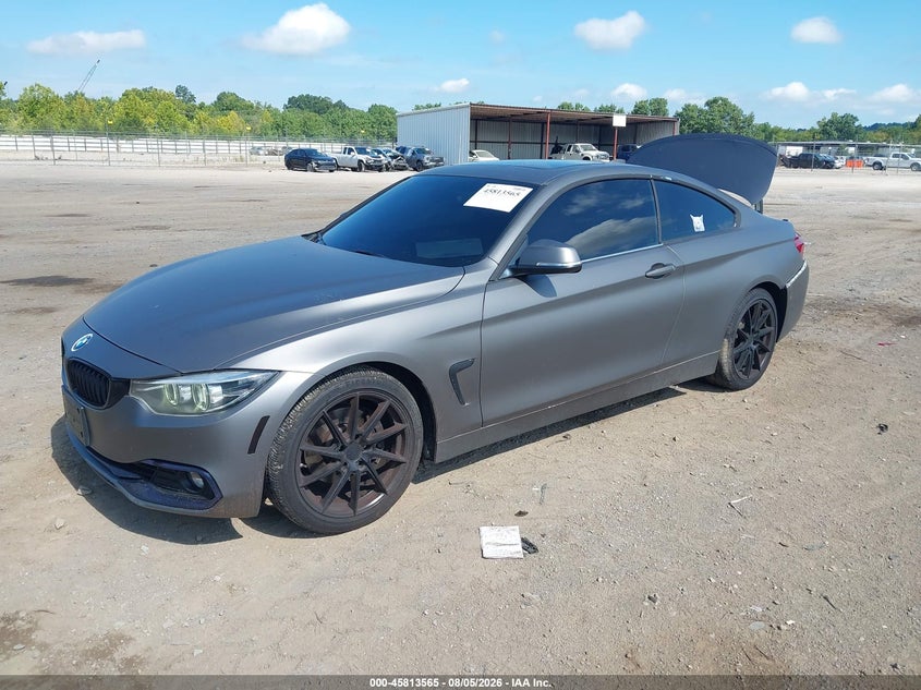 2019 BMW 4er VIN WBA4W3C50KAF93185 IAAI salvage auction — Rear, Salvage, sold $7,425 on 2026-10-14 (photo 2)