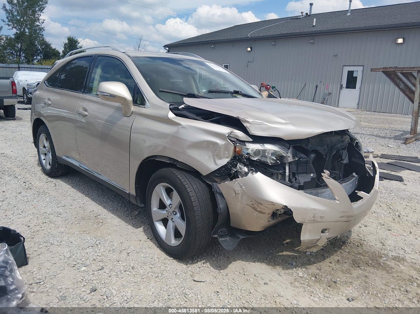2012 Lexus Rx VIN 2T2BK1BA3CC130651 IAAI salvage auction — FRONT END, Wait Title, sold $3,400 on 2026-08-29 (photo 1)