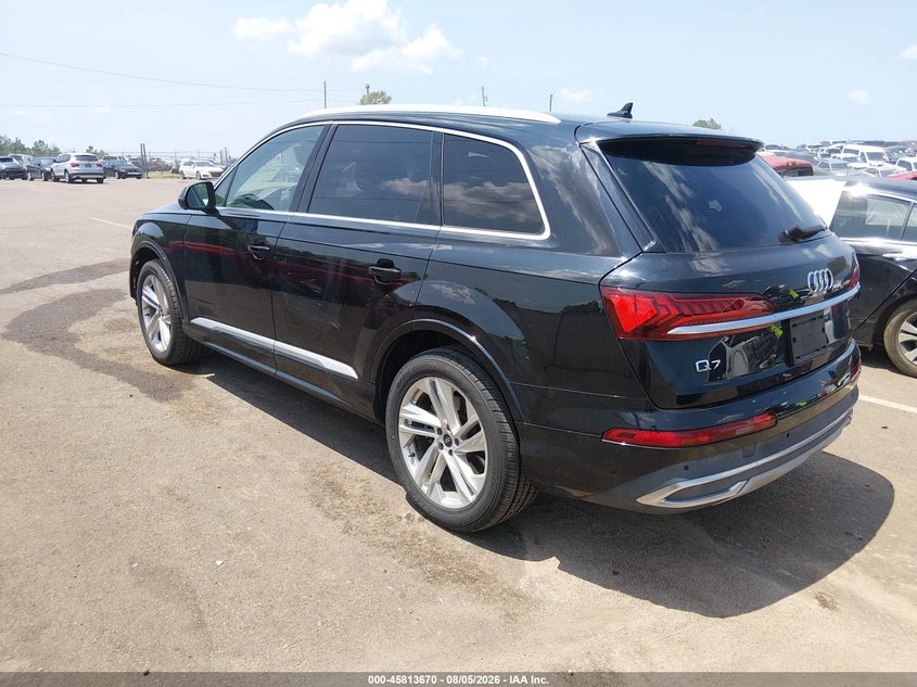 2021 Audi Q7 VIN WA1LXAF7XMD021188 IAAI salvage auction — FRONT END, Salvage (Mississippi), sold $14,400 on 2026-09-12 (photo 3)