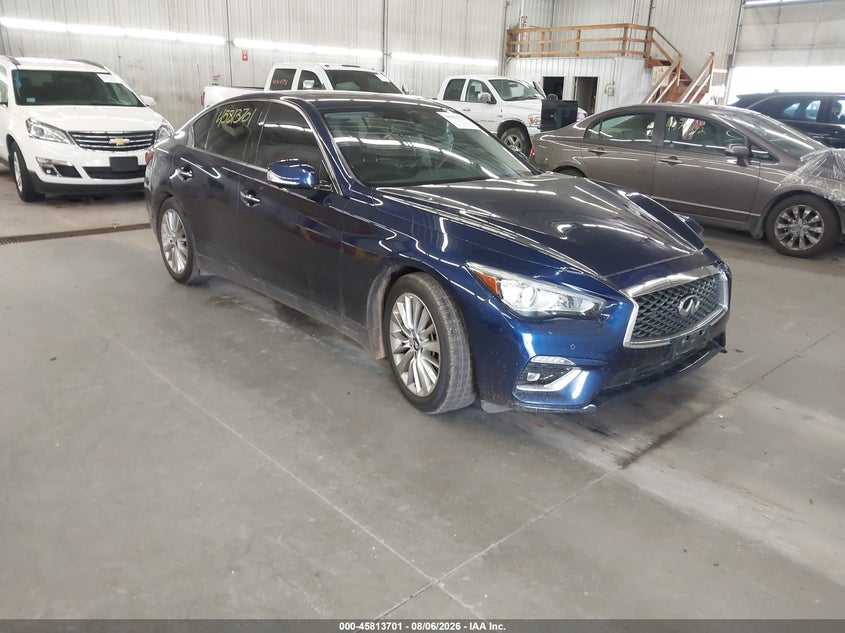 2021 Infiniti Q50 VIN JN1EV7BR5MM753617 — IAAI salvage auction photo
