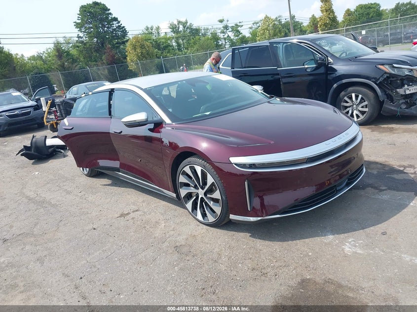 2024 Lucid Air VIN 50EA1TEA7RA006787 — IAAI salvage auction photo