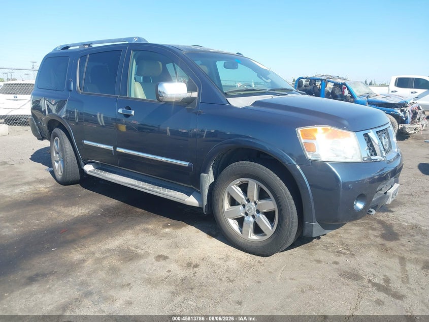 2013 Nissan Armada VIN 5N1AA0NC4DN605955 IAAI salvage auction — RIGHT REAR, Wait Title, sold $500 on 2026-09-16 (photo 1)