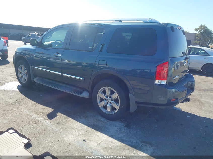 2013 Nissan Armada VIN 5N1AA0NC4DN605955 IAAI salvage auction — RIGHT REAR, Wait Title, sold $500 on 2026-09-16 (photo 3)