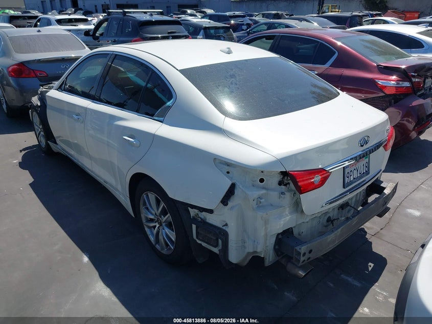 2016 Infiniti Q50 VIN JN1CV7AP2GM203058 IAAI salvage auction — VANDALISM, Salvage Title, sold $575 on 2026-09-23 (photo 3)