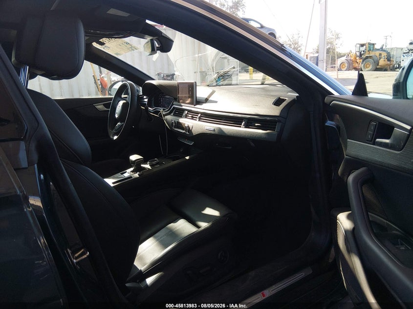 2018 Audi A5 VIN WAUENCF55JA044032 IAAI salvage auction — REAR END, Salvage (California), sold $9,900 on 2026-08-10 (photo 5)